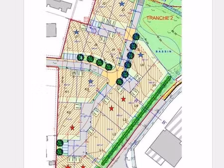 terrain 590 m² meslay du maine
