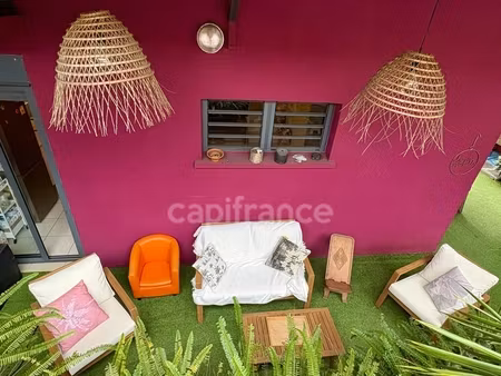 à louer – maison meublée avec charme et cour intérieure - 69m² surface utile  49m² surface