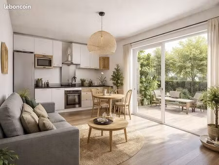 location a l'anné_ t2 neuf avec jardin et stationnement à agde