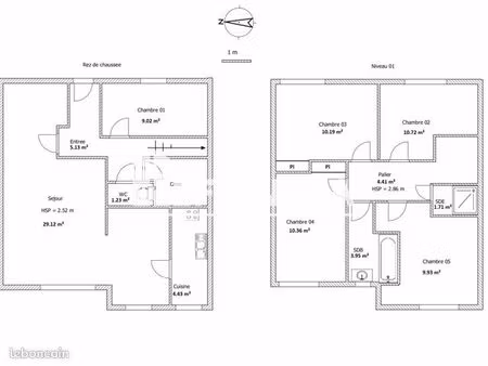 maison 6 pièces 100 m²