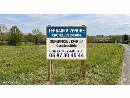 terrain 1 349 m² crotelles