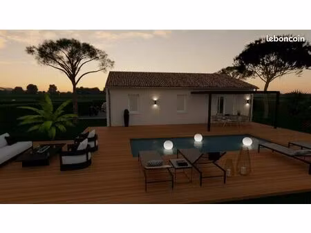 maison 2 chambres avec garage biscarrosse (40600)