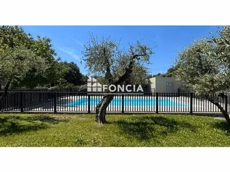 cannet colombier/mougins t1 immeuble neuf de 26m2+terrasse+9m2+parking avec piscine