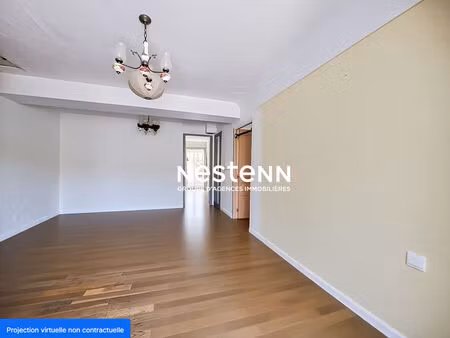 golfe juan- 55 m2- centre ville -traversant -sud -1 minute de la mer