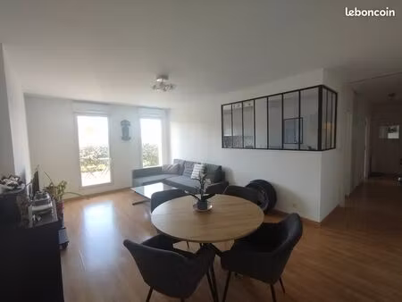 appartement t3 de 68m² avec jardin de 70m² - proche tram 3