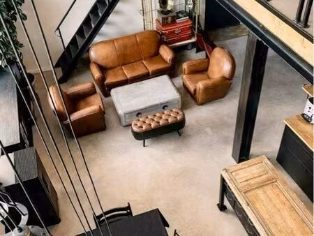 loft esprit industriel rénové – volumes exceptionnels  extérieur facile à vivre