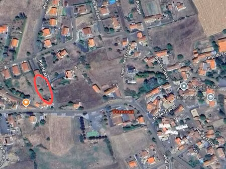 terrain 705 m² vezezoux