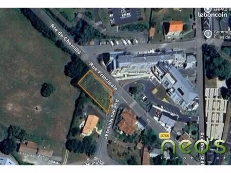 terrain 800 m² la salle-de-vihiers ()