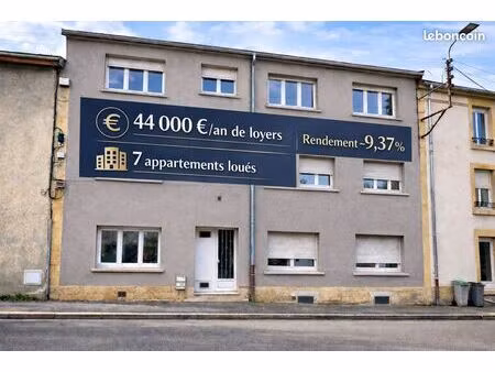 investissement locatif – 7 appartements loués – rendement 9 37%
