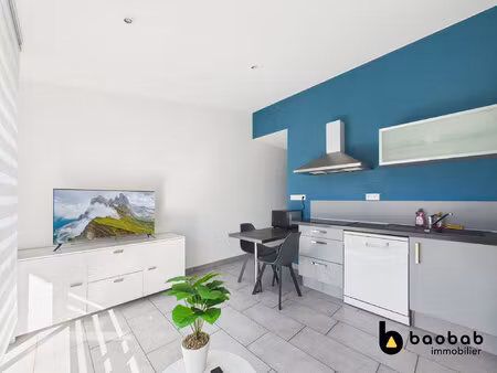 appartement t2 - meublé - balcon - place de parking - challes-l