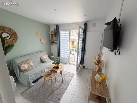 appartement meublé à 100 mètres de la plage -idéal étudiant