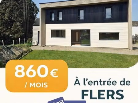 maison à louer basse consommation - proche des commercerces à l'entrée de flers