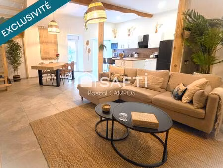 maison de ville t5 de 151m² avec cour  entièrement rénovée