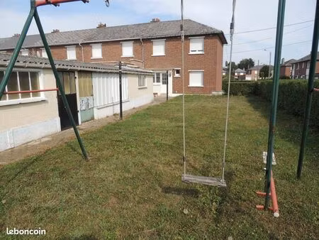 maison 3 chambres et garage brebières 62117