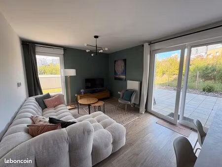 à louer – appartement t3 neuf en rez-de-chaussée – 66 m² – lesquin