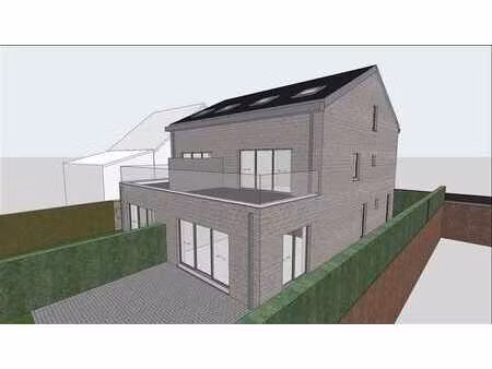 terrain à bâtir avec permis accepté pour 4 logements