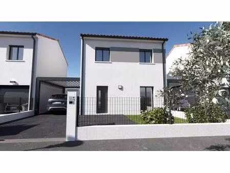 terrain avec maison neuve à vendre