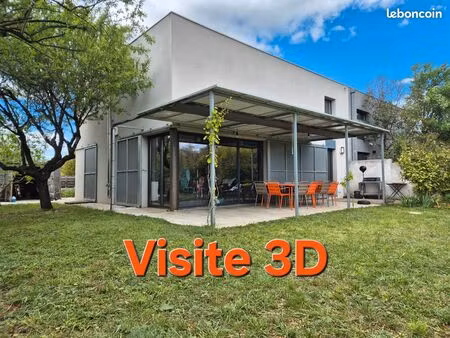 ? montpellier aiguelongue – maison d’architecte bioclimatique – 123 m² – dpe b