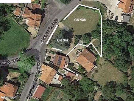 terrain à bayonne 1294 m2 constructible