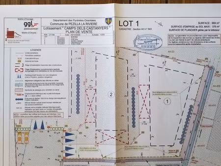 terrain contructible viabilisé