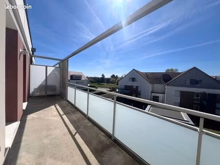 appartement 2 pièces bbc terrasse et parkings