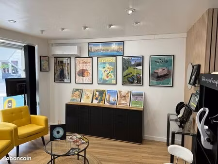 fond de commerce photo iris