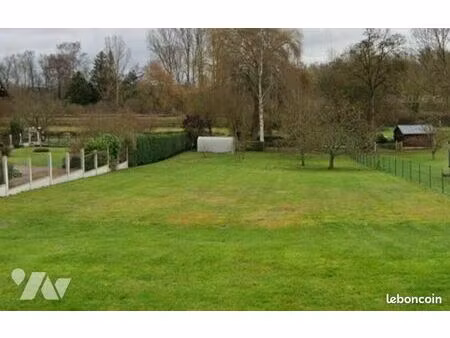 terrain 1055 m² hangest sur somme