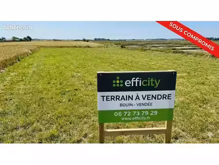 terrain 786 m² bouin