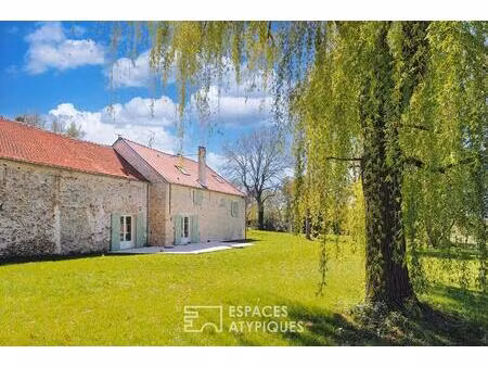 belle longère de campagne en pierre entièrement rénovée et son parc avec vue