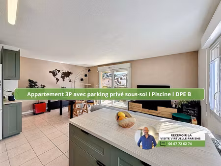 a vendre appartement 3p cagnes-sur-mer (06800)