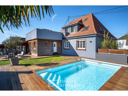 maison années 60 rénovée avec piscine