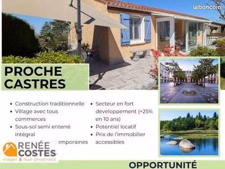 maison en viager 4 pièces 90 m²