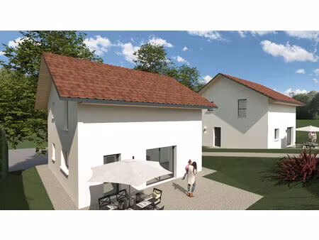 annecy-le-vieux _ projet de construction sur terrain d'environ 550 m² (libre de constructe