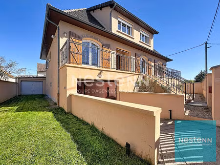 maison familiale surélevée sur un sous-sol total avec jardin à varennes-sur-seine