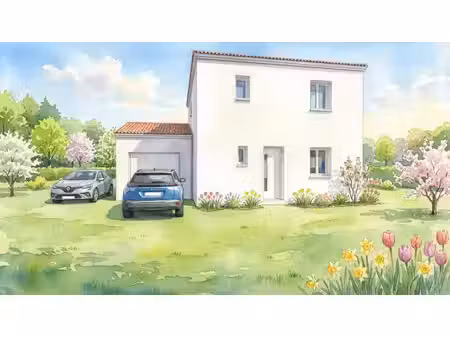 terrain avec maison neuf à vendre