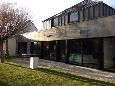 maison contemporaine séné - entrée vannes