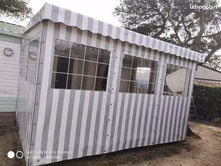 vend mobilhome et terrain