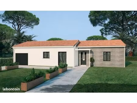 maison contemporaine de plain-pied – 100 m² – pompignan