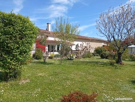 maison plein -pied avec jardin clos