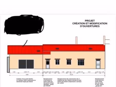 vends plateau à aménager