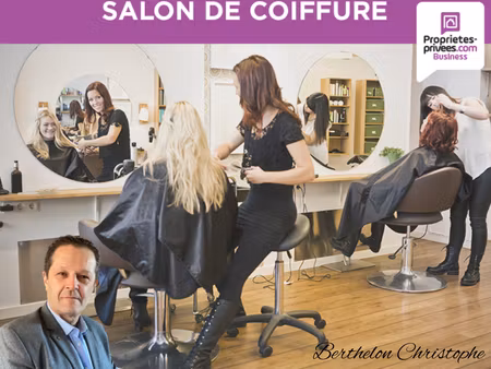 exclusif avallon ! salon de coiffure 2 bacs et 4 postes