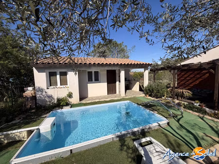 superbe villa de plain-pied : accessibilité pmr  piscine et esp