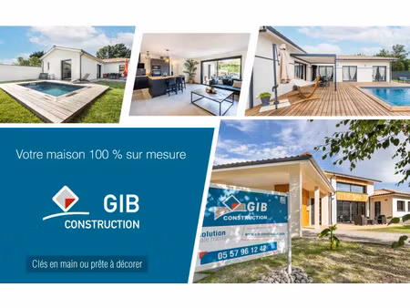 vente maison à construire 90 m² arès (33740)
