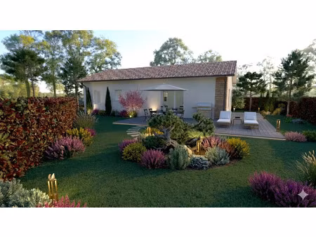 vente maison à construire 80 m² ygos-saint-saturnin (40110)