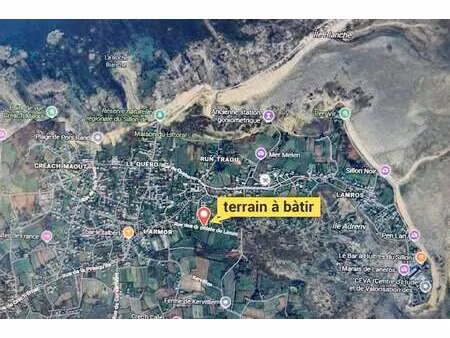 vente terrain à pleubian (22610) : à vendre / 480m² pleubian