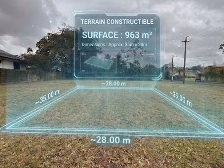 roura terrain constructible 963m2