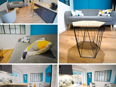 a louer t1 bis + espace terrasse exterieure