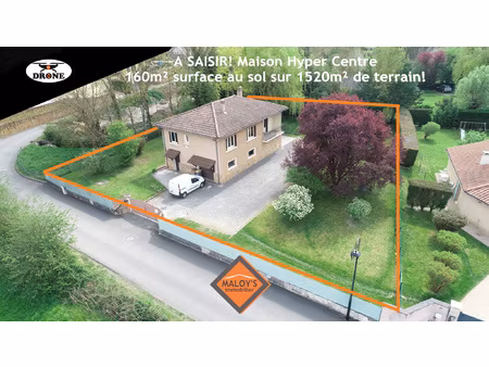 rare! a saisir! hyper centre maison 160m2 surface sol sur 15