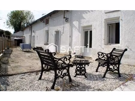 maison en pierre de plain pied 3 chambres  garage terrain