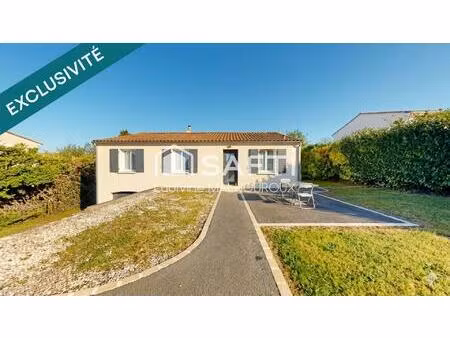 charmante maison lumineuse de plain pied avec sous-sol complet – 10 min gare d’angoulême